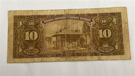 SELTENE 10 LIRA AUS DER TÜRKEI TURKEY MIT INÖNÜ 1947 Kaufen auf Ricardo