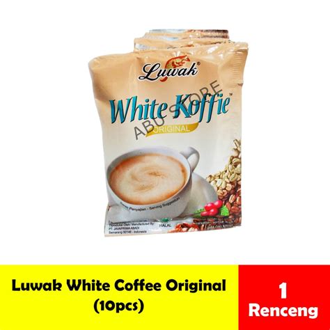 Jual Luwak White Coffee Instant Original Sachet Renceng 10pcs Kopi