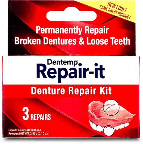 Buy Dentemp Repair It Denture Repair Kit 3 Pack Best Prices Online