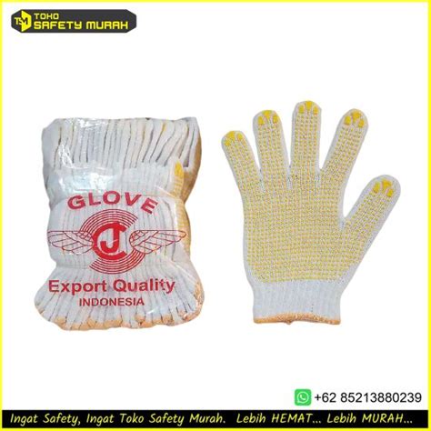 Sarung Tangan Rajut Katun Tebal Benang 8 Isi 12 Pasang Safety Gloves