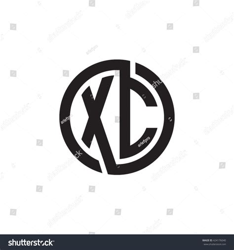 Xc Initial Letters Looping Linked Circle Shutterstock