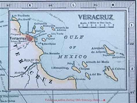 Antique Map Mexico, Old World Map Century Atlas 1800s - Etsy