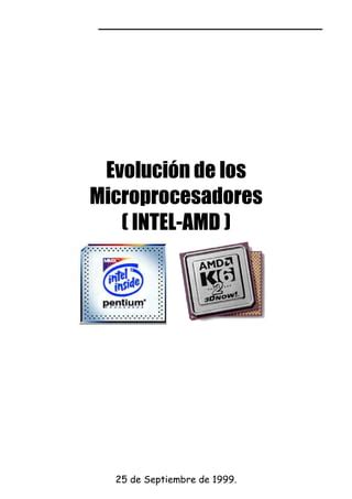 Evolucion De Los Microprocesadores PDF