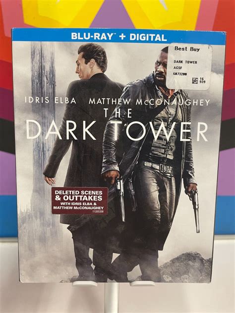 The Dark Tower Blu Ray Digital New Sealed W Slipcover