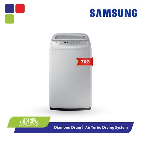 Samsung Top Load Fully Auto Washing Machine 7kg Wa70h4000sgfq