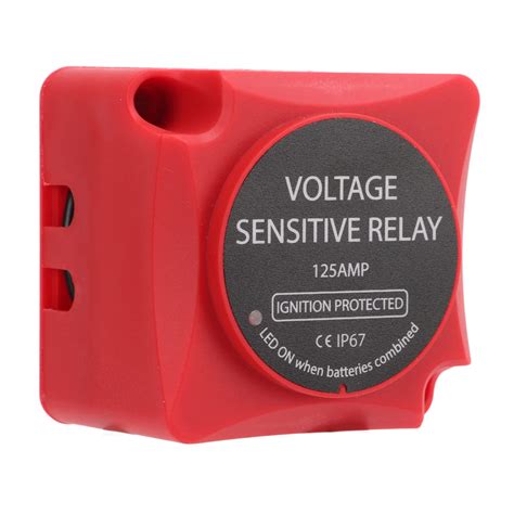 Buy Voltage Sensitive Relay Safe Rugged Dual Battery Smart Isolator Antivibration For Boat For