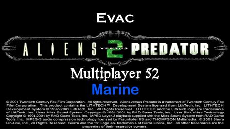 Aliens Vs Predator 2 2001 Multiplayer 52 1080p 60fps Youtube