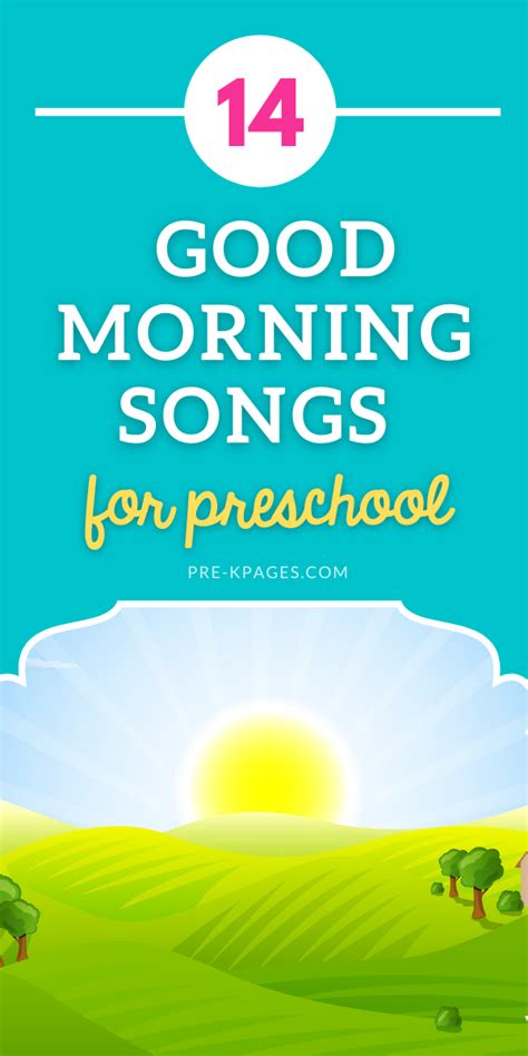 14 good morning songs for preschool – Artofit