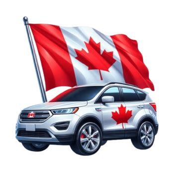 Car Design With Canadian Flag PNG Transparent Images Free Download ...