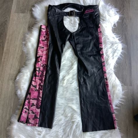 Harley Davidson Pants And Jumpsuits Nwt Rare Harley Davidson Pink