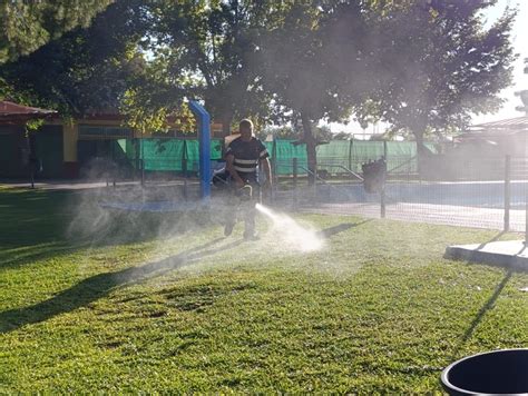 Contin An Las Labores De Fumigaci N De Mosquitos En Zonas Verdes Del