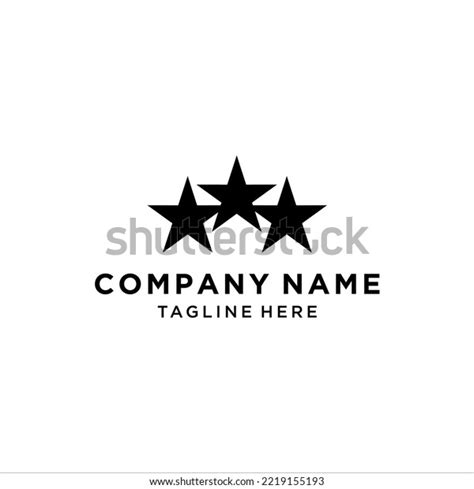 3 Stars Icon Logo Design Stock Vector (Royalty Free) 2219155193 ...