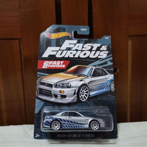 Jual Hot Wheels Nissan Skyline Gt R Bnr Bnr R Fast Furious