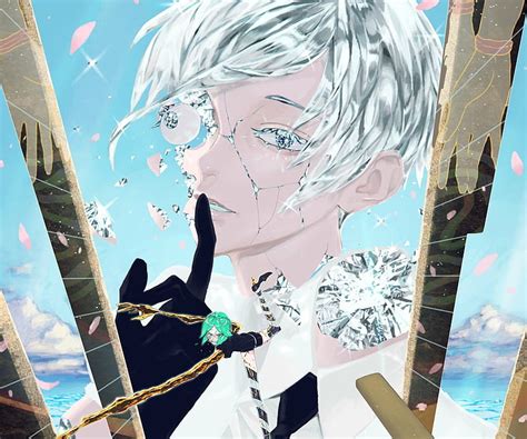 Anime Houseki no Kuni Antártida Houseki no Kuni Fosfofilita