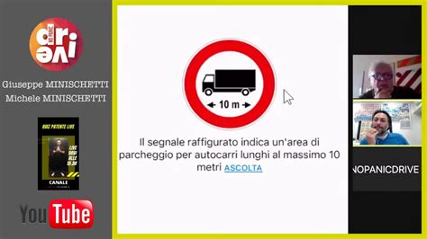 QUIZ PATENTE LIVE Argomento SEGNALI DI DIVIETO YouTube