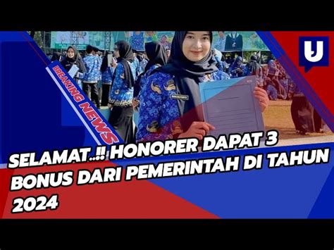 3 Bonus Honorer 2024 Pengangkatan PPPK Tanpa Tes Disiapkan