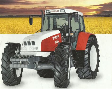 Steyr 9105 9115 9125 9145 Technische Daten Tractorbook De