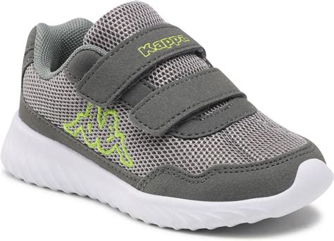 Sneakersy KAPPA Cracker II K 260647K Grey Lime 1633 Ceny I Opinie