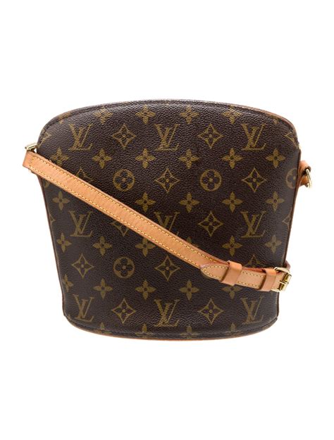 Louis Vuitton Monogram Drouot Brown Crossbody Bags Handbags