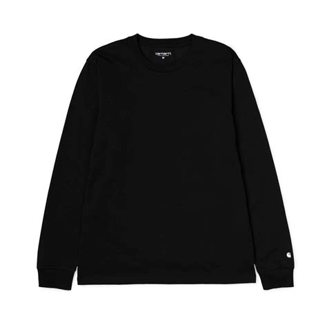 Carhartt Long Sleeve Base T Shirt Black Consortium