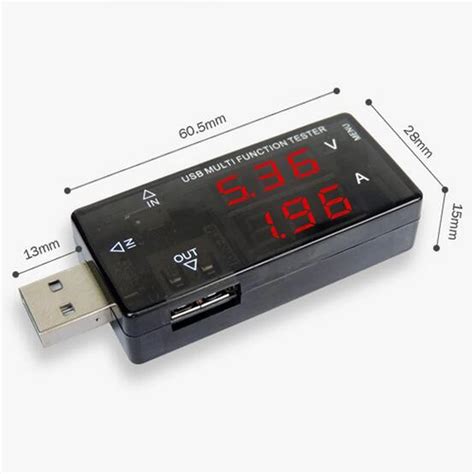 Digital Display USB Multifunction Tester 3V 30V Mini Current Voltage