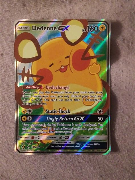 Check Out What I M Selling Pokemon Dedenne GX 195a 214 Get Up To 30