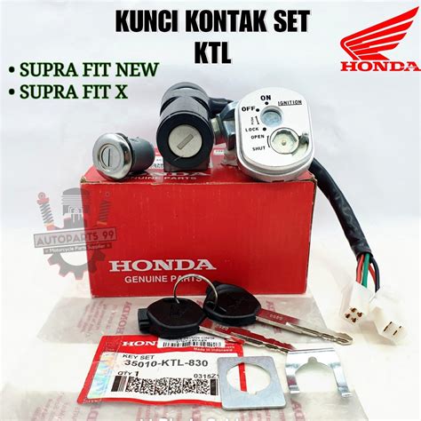 Jual Kunci Kontak Set Supra Fit New Fit X Kualitas Original Honda Kunci