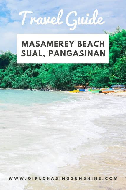 Travel Guide: Masamerey Beach in Sual, Pangasinan | Pangasinan, Philippines travel, Travel guide