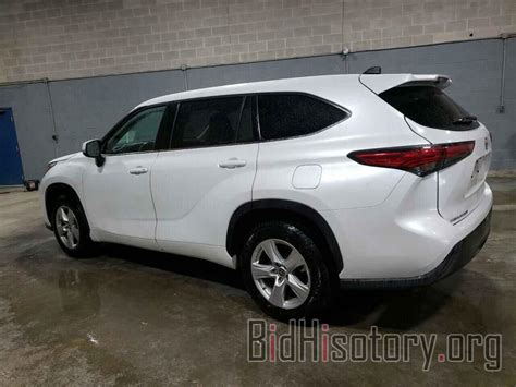 Report 5TDZZRAH1NS543772 TOYOTA HIGHLANDER 2022 WHITE GAS Price And