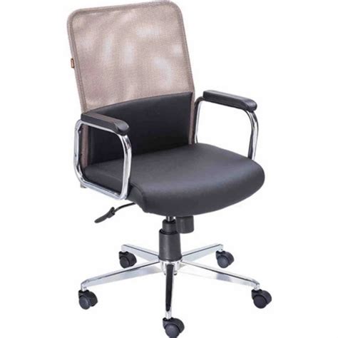 Mid Back Modular Workstation Chair Fixed Arm Black At 11895 In Gurgaon