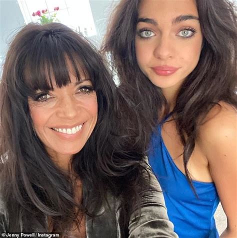 Jenny Powell Exhibits Her Cleavage In A Black Bikini Top On Holiday With Daughter Pollyanna