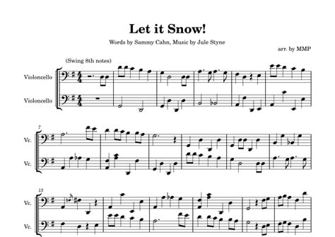 Let It Snow Let It Snow Let It Snow Arr Mmp By Joe Nichols Sheet