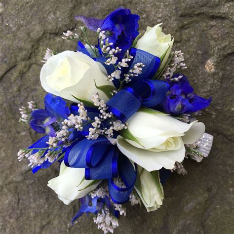 Blue Corsages Corsage Prom