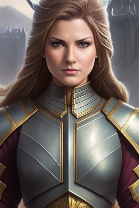 Female Paladin Staring Straight Ahead By Fantscifi On Deviantart