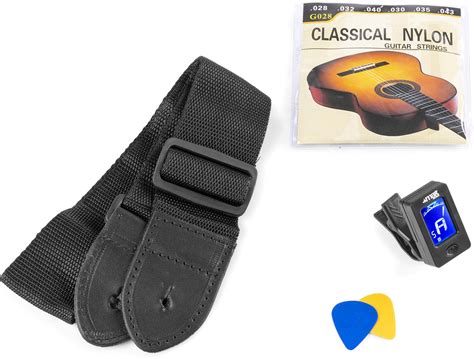 Max Soloart Classic Guitar Pack Black Cheap At Ltt