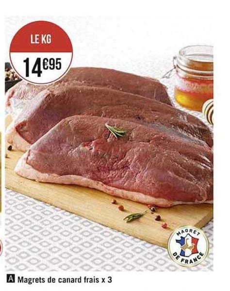 Promo Magrets De Canard Frais X3 chez Supermarchés iCatalogue fr