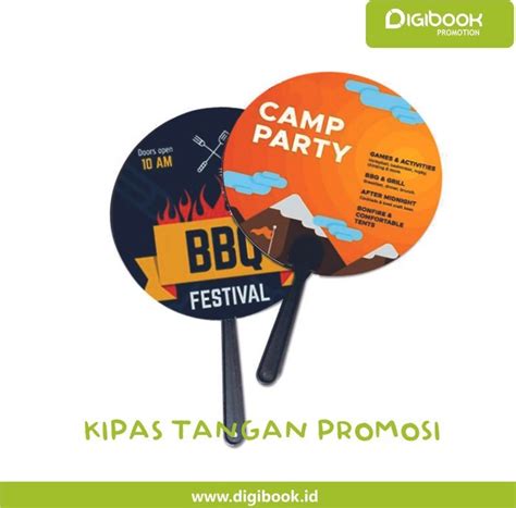 Jual Cetak Kipas Promosi Custom Hand Fan Promosi Untuk Event Konser