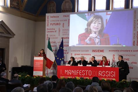 La Presidente Tesei Alla Presentazione Del Manifesto Di Assisi