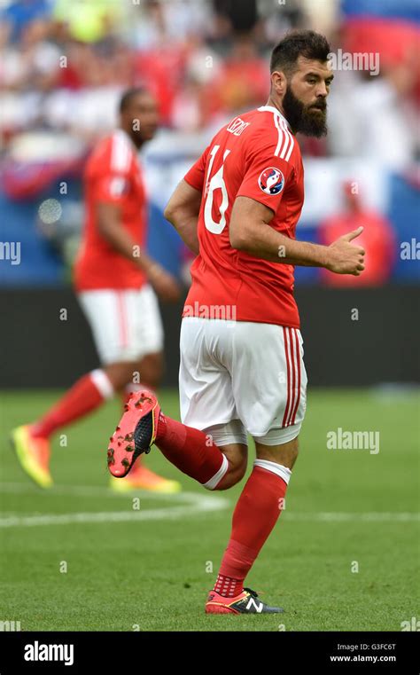 Wales Joe Ledley During The UEFA Euro 2016 Group B Match At The Stade