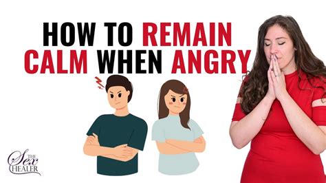 How To Remain Calm When Angry Calm Nerves Quickly YouTube