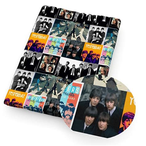 Beatles Fabric 100 Cotton Fabric By The Yard Paul Mccartney Etsy