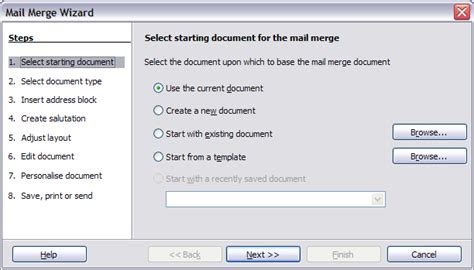 Using The Mail Merge Wizard To Create A Form Letter Apache Openoffice