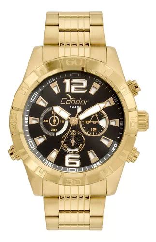 Relogio Condor Masculino Civic Dourado Covd54aw 4p MercadoLivre