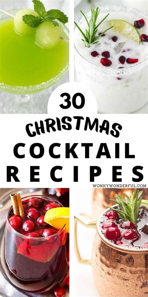 The Best Christmas Cocktails 30 Wonkywonderful