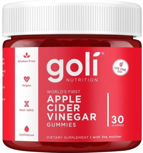 Goli Apple Cider Vinegar Gummies 30 Stk • Priser