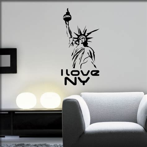 Freiheitsstatue New York Wandtattoo Wandartisten Ch