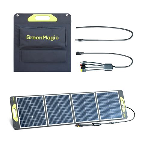 Greenmagic W V Portable Foldable Solar Panel For Generator Power