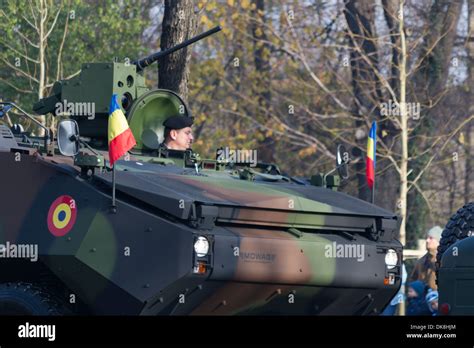 MOWAG Piranha armored fighting vehicle - December 1st, Parade on Romania's National Day Stock ...