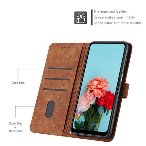 For Tecno Pova 6 Pro Skin Feel Stripe Pattern Leather Phone Case With