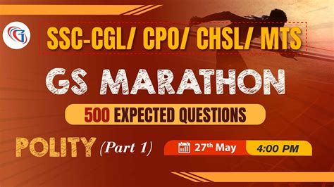 Top Polity Expected Questions Gk Gs Marathon For Ssc Cgl Cpo Chsl